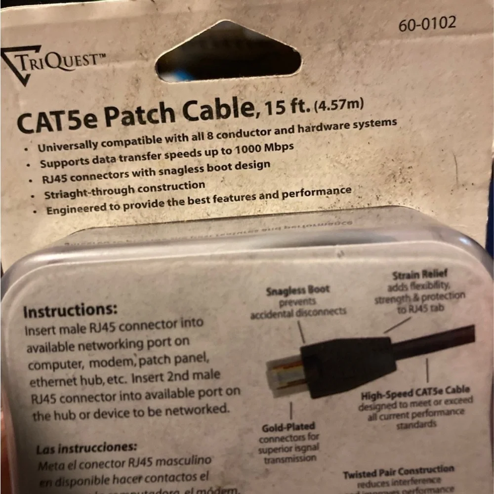 CAT5e Ethernet Patch Cable